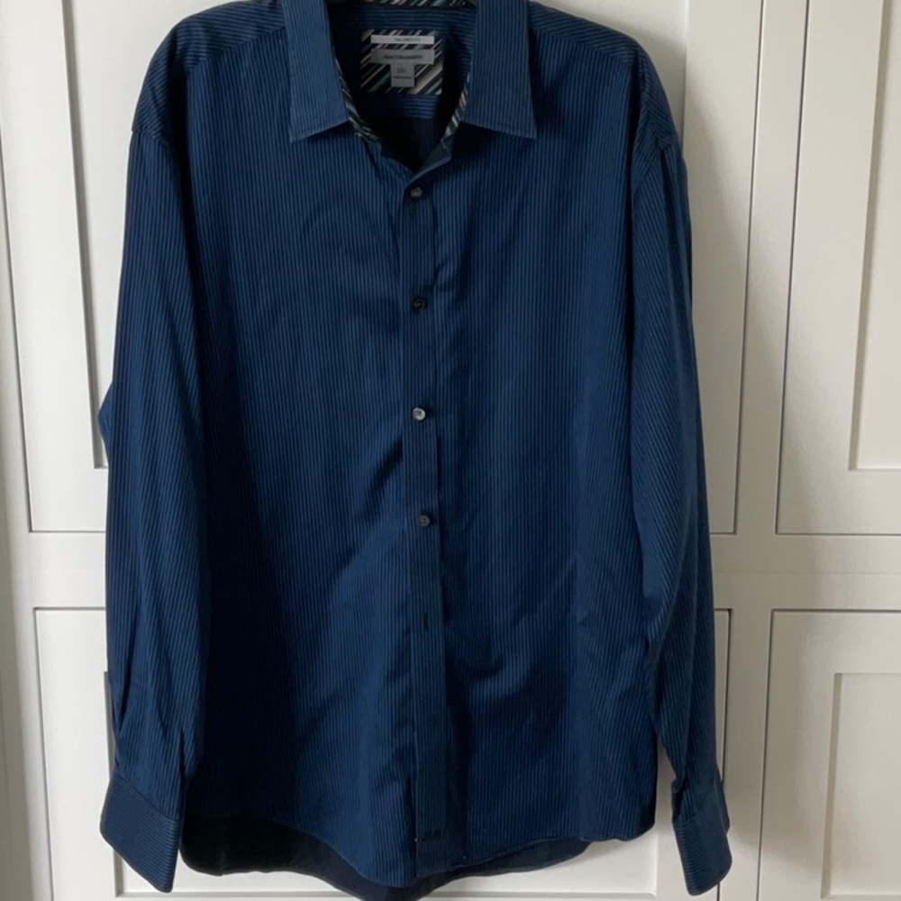 Johnston & Murphy XXL Striped Shirt